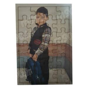 پازل اختصاصی چوبی 24 تکه با عکس دلخواه | اندازه 20 در 30