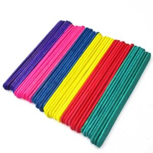 چوب بستنی اعلا رنگی بسته 50 عددی